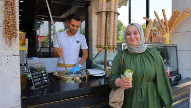 Havalar Isında Maraş Dondurmasına Talep Arttı