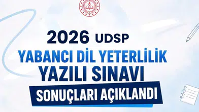 2026 UDSP Yabancı Dil Yeterlilik Yazılı Sınavı sonuçları açıklandı