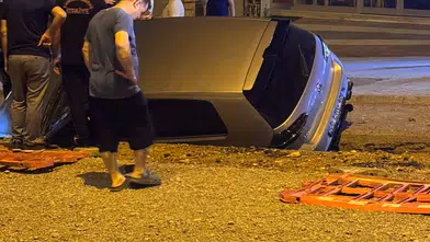 Kahramanmaraş’ta Otomobil Kanala Uçtu