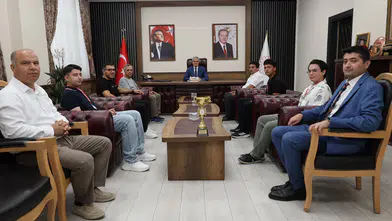 Türkiye İkincisi Sporculardan Turan Akpınar'a Ziyaret