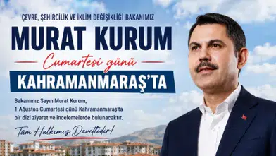 Bakan Murat Kurum Kahramanmaraş’a Geliyor!