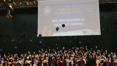 KSÜ Teknik Bilimler MYO'da Mezuniyet Coşkusu