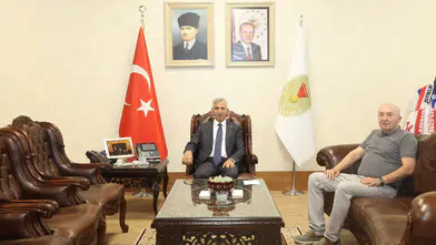 Vali Ünlüer’e Medya ve Sağlık Ziyareti