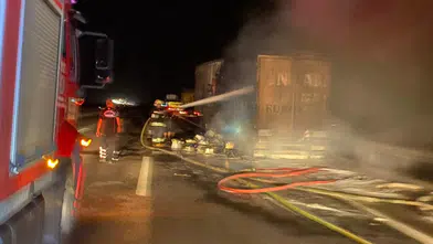 Narlı’da Madeni Yağ Yüklü Tır Alev Aldı