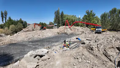 Elbistan Kırsalında Yeni Köprünün Temeli Atıldı