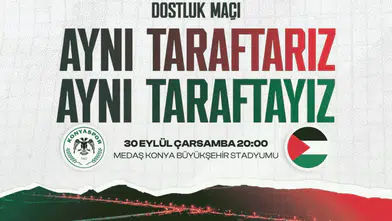 Konyaspor ile Filistin Millî Takımı Sahaya Çıkıyor