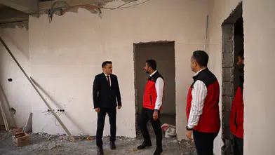 Afşin İlçe Tarım Müdürlüğü Binasında Çalışma Sürüyor