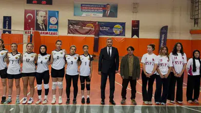 Kahramanmaraş’ta okul voleybol müsabakaları başladı