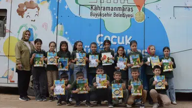 Kahramanmaraş'ta Mobil Çocuk Kütüphanesi ile miniklerin okuma heyecanı büyüyor