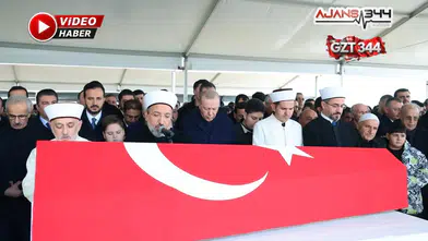Erdoğan, Dündar Ziya Gültekin’in Cenaze Törenine Katıldı