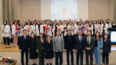 KSÜ’de Fizyoterapi Öğrencileri İlk Beyaz Önlüklerini Giyerek Mesleğe Adım Attı