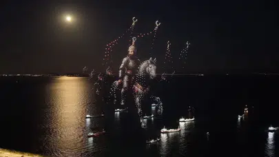 Yenikapı’da 1453 Dronla Görkemli Fetih Şöleni