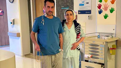 Erzurum'da 19 yıllık eşine karaciğerini verdi