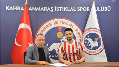 Kahramanmaraş İstiklalspor'dan Golcü Takviyesi! Yasin Abdioğlu Resmen İmzayı Attı