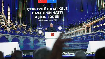 Cumhurbaşkanı Erdoğan: Halkalı-Kapıkule hattı Avrupa'ya açılan stratejik bir lojistik omurga olacak