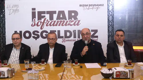 Kahramanmaraş’ta oda başkanları Heyecan Bahçesi’nde iftarda buluştu