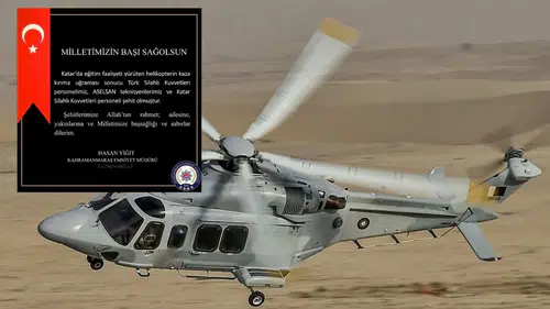 Katar’da Helikopter Kazası: Acı Haber Geldi