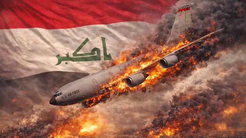 ABD’ye Ait KC-135 Yakıt İkmal Uçağı Irak’ta Düştü