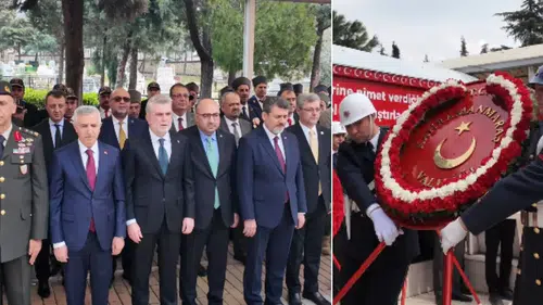 Kahramanmaraş Şeyh Adil Mezarlığı'nda Şehitler Anıldı