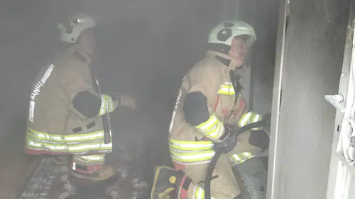 Dulkadiroğlu’nda Ev Yangını Paniği Büyümeden Söndürüldü