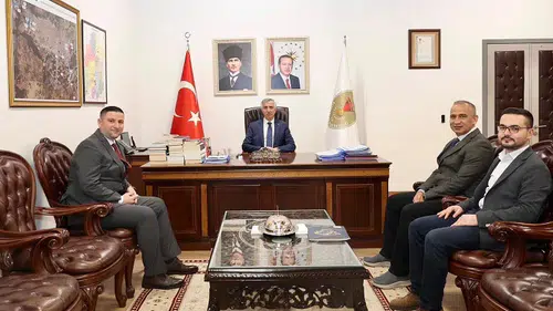 Vali Ünlüer, İş ve Eğitim Temsilcilerini Ağırladı