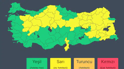 Kuvvetli Yağış Ve Kar Uyarısı Yapıldı