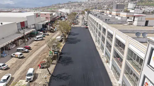 Toptancılar Sitesi'nde Asfalt Yenileme Çalışmalarına Devam Ediyor!