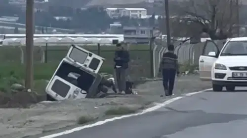Kahramanmaraş’ta Direksiyon Hamlesi Kazaya Neden Oldu