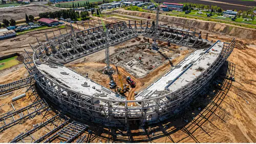 Kahramanmaraş’a Yeni Stadyumda Çalışmalar Hızlandı