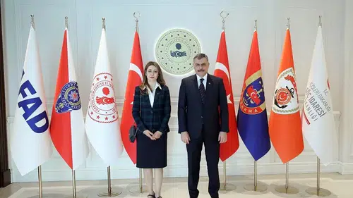 Vekil Karakoç'tan Bakan Çiftçi’ye Ziyaret