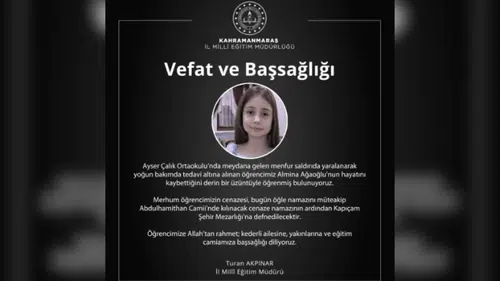 18 Gündür Yaşam Mücadelesi Veren Almina Hayatını Keybetti