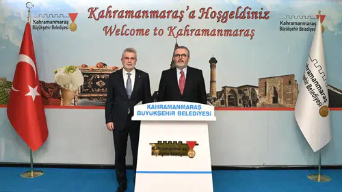 Başkan Görgel, AK Parti MKYK Üyesi Mahir Ünal'ı Ofisinde Karşıladı