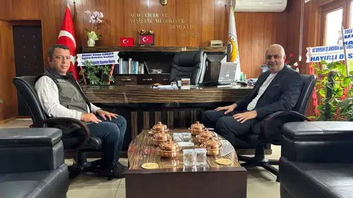 Andırın Belediye Başkanı Gökşen'den Yeni Müdüre Ziyaret