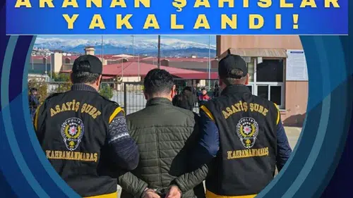 Kahramanmaraş’ta Aranan 2 Hükümlü Cezaevinde