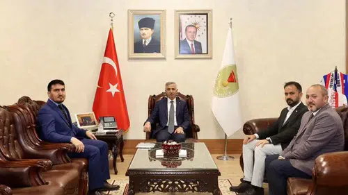 Valimiz Ünlüer’den Siyasi Parti Temsilcilerine Kabul