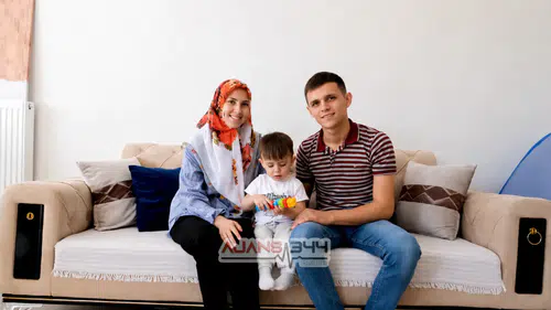 Kahramanmaraşlı Aile Yeni Yuvasında Hayata Başladı