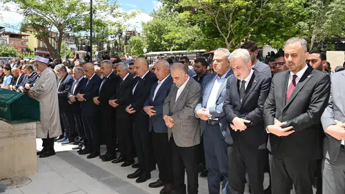 Başkan Görgel, Merhum Hacı Ali Özal'ın Cenaze Törenine İştirak Etti