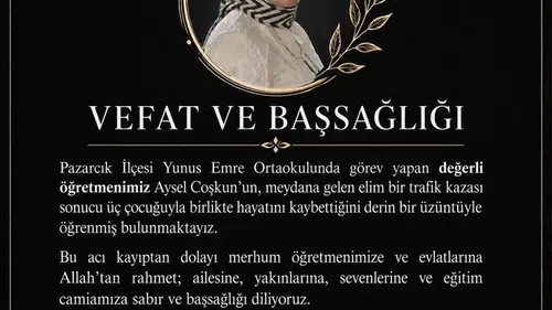 Pazarcık'ta Acı Kayıp: Öğretmen ve 3 Çocuğu Hayatını Kaybetti