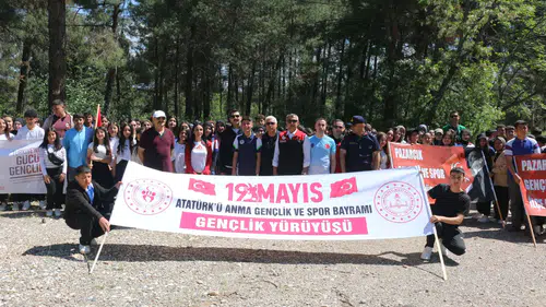 Pazarcık’ta 19 Mayıs Coşkusu Doğa Yürüyüşüyle Başladı