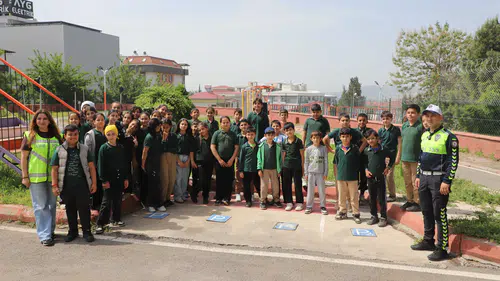 Kahramanmaraş’ta Miniklere Trafik Eğitimi