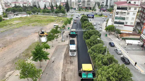 Ahır Dağı Caddesi'nde Asfalt Çalışmalarına Start Verdi!