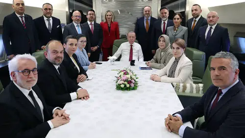 Erdoğan, Kazakistan dönüşü Türk devletleri ile işbirliğini güçlendirme mesajı verdi