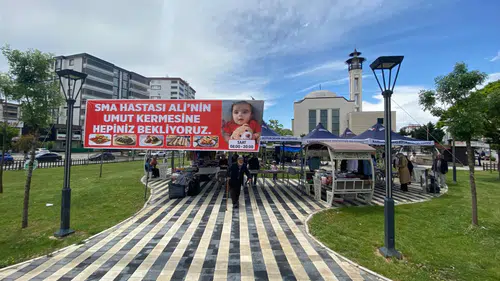 SMA Hastası Ali İçin Yardım Kermesi Başladı
