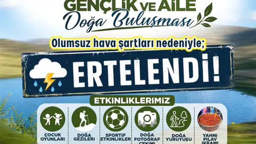 Karagöl’deki Gençlik Buluşması Ertelendi