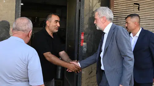 Başkan Görgel, Menderes Mahallesi'ndeki ulaşım yatırımlarını yerinde inceledi