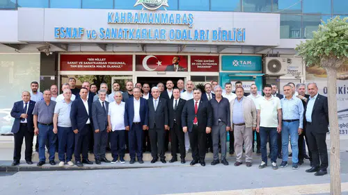 Kahramanmaraş'ta KMTSO'dan Kuybu'ya hayırlı olsun ziyareti!