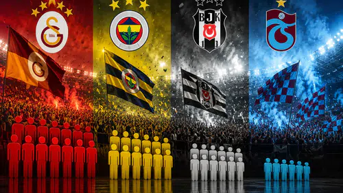 Süper Lig Devlerinin Taraftar Rakamları Açıklandı