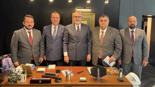 KMTSO Başkanı Buluntu'dan Mahir Ünal'a Ziyaret