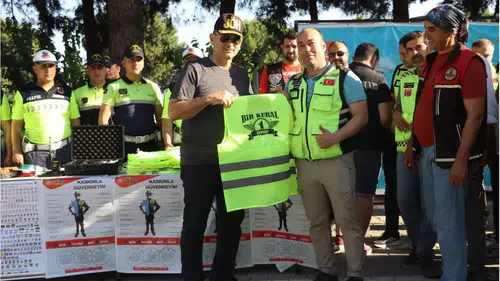 Jandarmadan Motosiklet Sürücülerine Hayati Eğitim