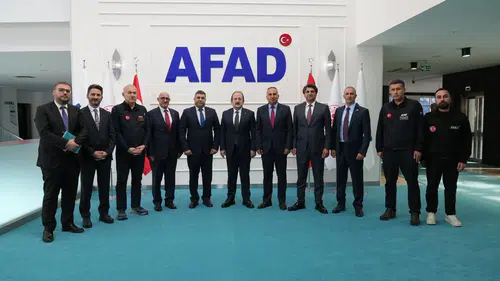 Filistin Sivil Savunma Heyetinden AFAD’a Ziyaret